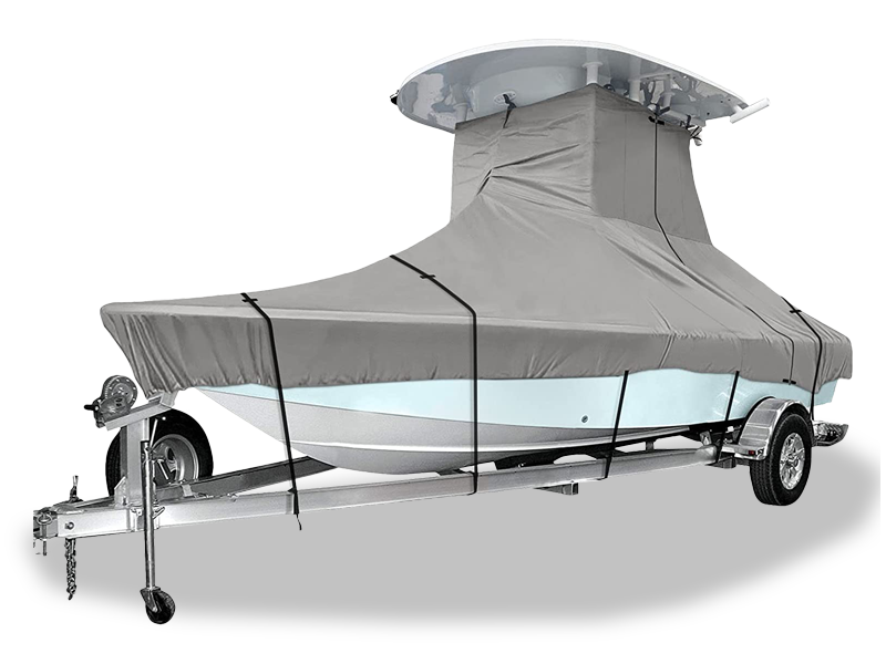 Heavy Duty Marine Grade Polyester Waterproof UV and Fade Resistant T-TOP Boat Storage Cover