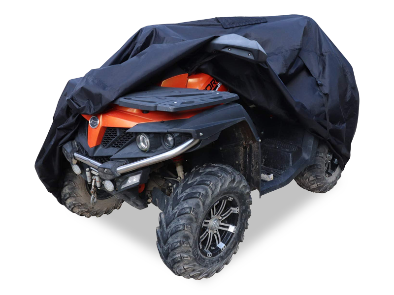 All Black Waterproof S/M/L/XL 210D/420D ATV Cover